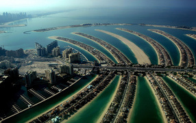 Остров пальма в Дубаи