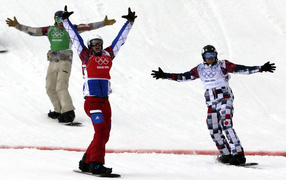 Американский сноубордист Алекс Диболд на олимпиаде в Сочи