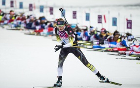 Анастасия Кузьмина из Словакии золотая медаль в Сочи 2014 год