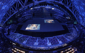 Арена стадиона на открытии Олимпиады в Сочи
