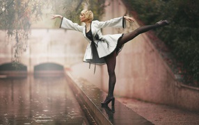 Ballerina by the river