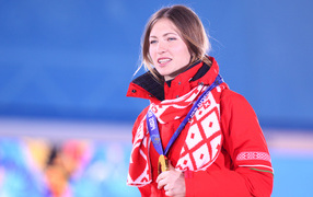 Belarusian biathlete Darya Domracheva