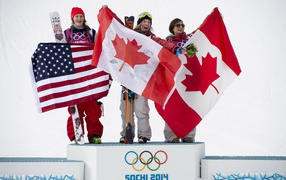 Обладательница бронзовой медали Ким Ламарре в дисциплине фристайл из Канады
