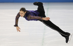 Bronze medalist in the discipline of figure skating Jason Brown at the Olympics in Sochi