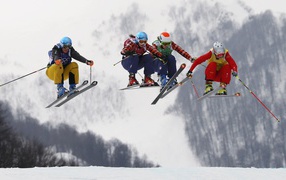 Canadian fristaylistka Marielle Thompson at the Olympic Games in Sochi