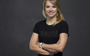 Canadian snowboarder Dominique Malta silver medal winner