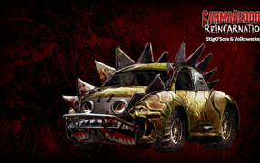 Car on the poster game Carmageddon Reincarnation