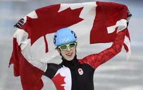 Charlie Kornayer Canadian short trekist bronze medal at the Olympic Games in Sochi 2014