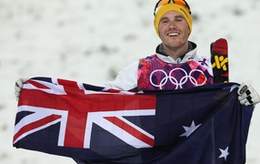 Дэвид Моррис австралийский фристайлист обладатель серебряной медали в Сочи