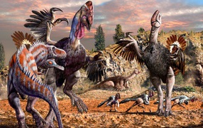 Динозавры предки птиц