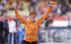 Голландская конькобежка Йорин Тер Морс в Сочи