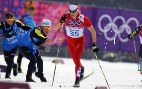 Winner of two gold medals at the Swiss ski racer Dario Cologna