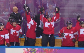 Gold medal Team Canada hockey at the Olympic Games in Sochi