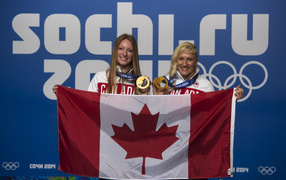 Heather Moyse Canadian bobsledder gold medalist in Sochi