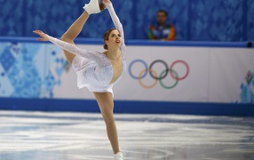 Italian skater Carolina Kostner bronze medal winner