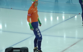 Jan Smeekens Dutch skater winner of the silver medal in Sochi