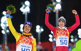 Japanese ski jumper Noriaki Kasai gold medalist