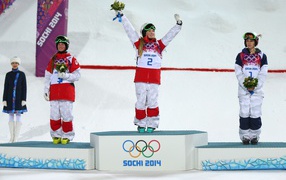 Justine Dufour-Lapointe Canada freestyle gold medalist at the Olympic Games in Sochi