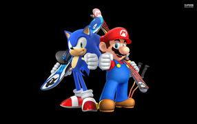 Марио и Соник на играх в Сочи 2014