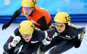Martin Valchepina Italian short trekistka bronze medal winner in Sochi