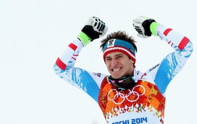 Маттиас Майер Австрия горные лыжи золотой медалист на Олимпиаде в Сочи