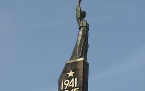 Monument to fallen soldiers in World War II Dnepropetrovsk