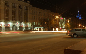 Ночное движение в Харькове