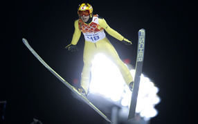 Noriaki Kasai Japanese ski jumper winner of silver and bronze medals