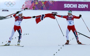 Norwegian skier Maiken Falla Kaspersen gold medalist