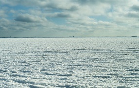 Odessa Black Sea in winter