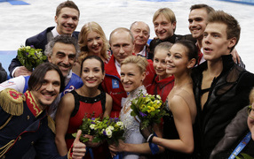 Российские фигуристы на Олимпиаде в Сочи