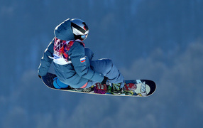 Российский сноубордист на Олимпиаде в Сочи