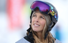 Silver medal winner Australian snowboarder Torah Bright at the Olympic Games in Sochi