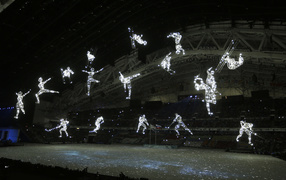 Виды спорта на арене на открытии Олимпиады в Сочи