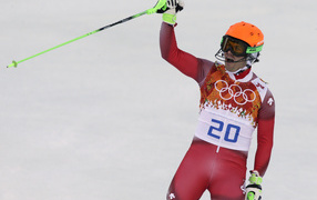 Swiss skier Sandro Villette