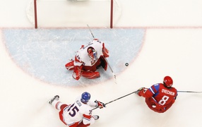 Team Canada hockey at the Olympic Games in Sochi