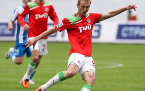Vladislav Ignatiev Lokomotiv player on the field