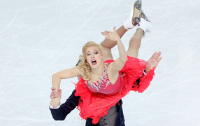 Yekaterina Bobrova Russian figure skating gold medalist at the Olympic Games in Sochi