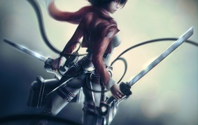 Девушка аниме с мечами, Атака Титанов
