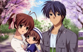 Family in anime Klannad