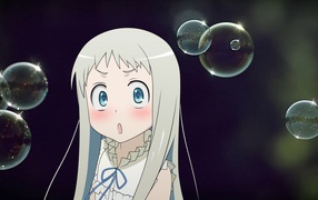 Девушка призрак в аниме Honma Meiko