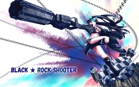 Японское аниме Black Rock Shooter