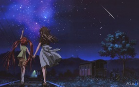 Night walks in the anime TV Vys