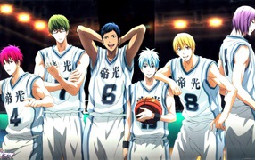 Команда из аниме Куроко баскетбол