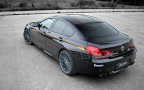 Car BMW M6 Gran Coupe black