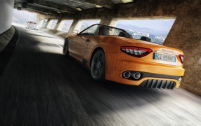 Orange Maserati in 3D models