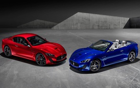 Two car brand Maserati