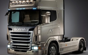 Powerful truck Scania