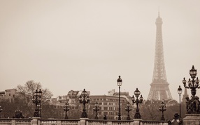 Black and white photos of Paris