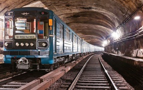 В тоннеле московского метро